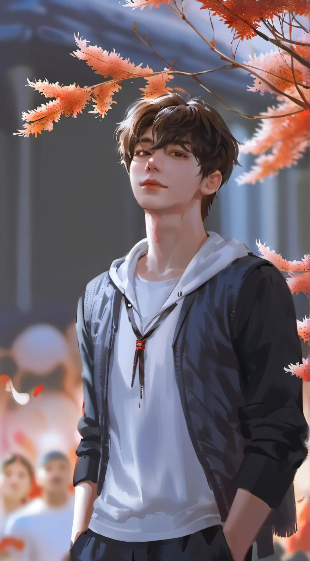 ai character: Kim Seonwoo🍀 background