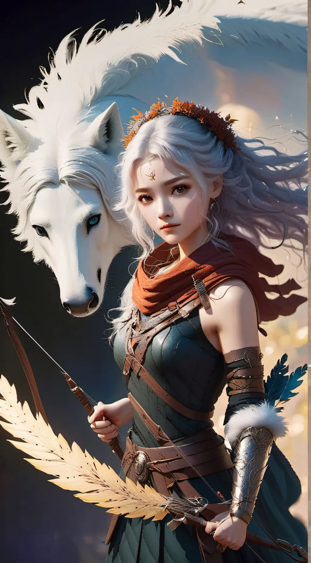 ai character: Ariana background