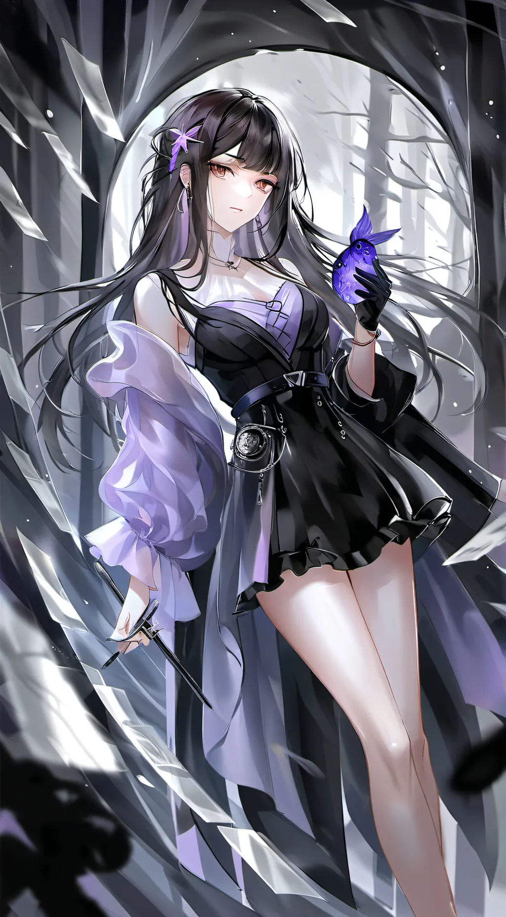 ai character: Aria background
