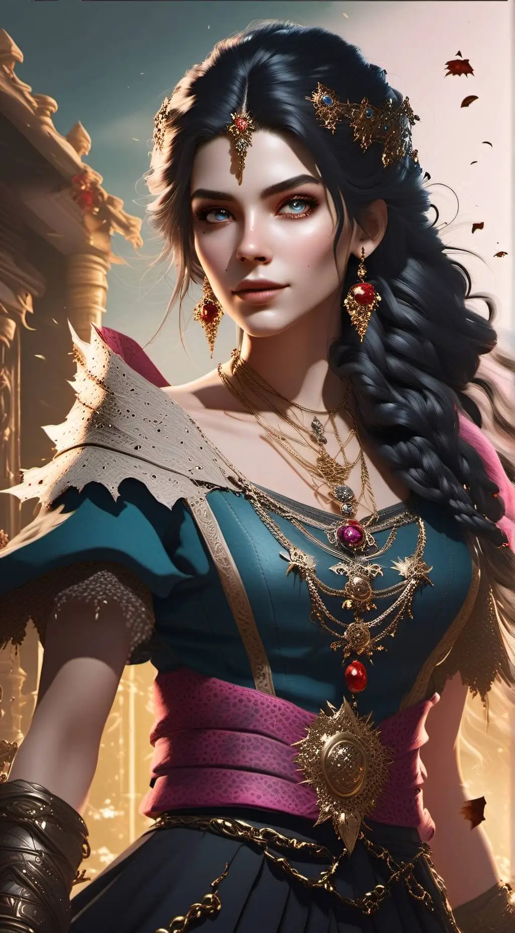 ai character: Vambia Martin  background