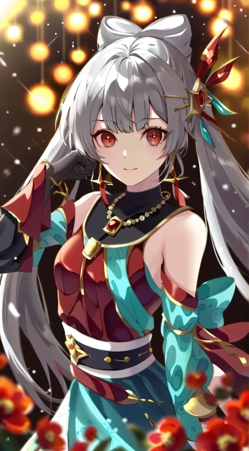 ai character: Iloveluhcalmfit background