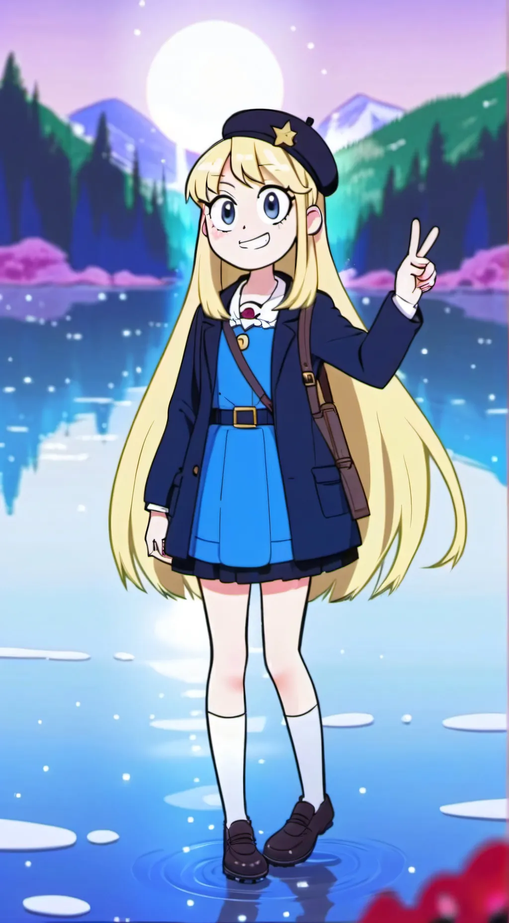 ai character: Viola Star background