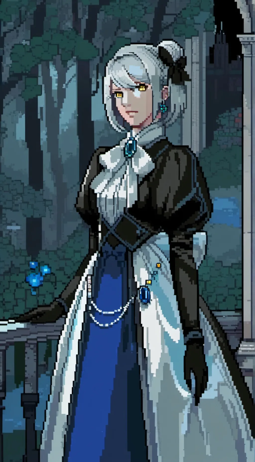 ai character: Franziska VonKarma background