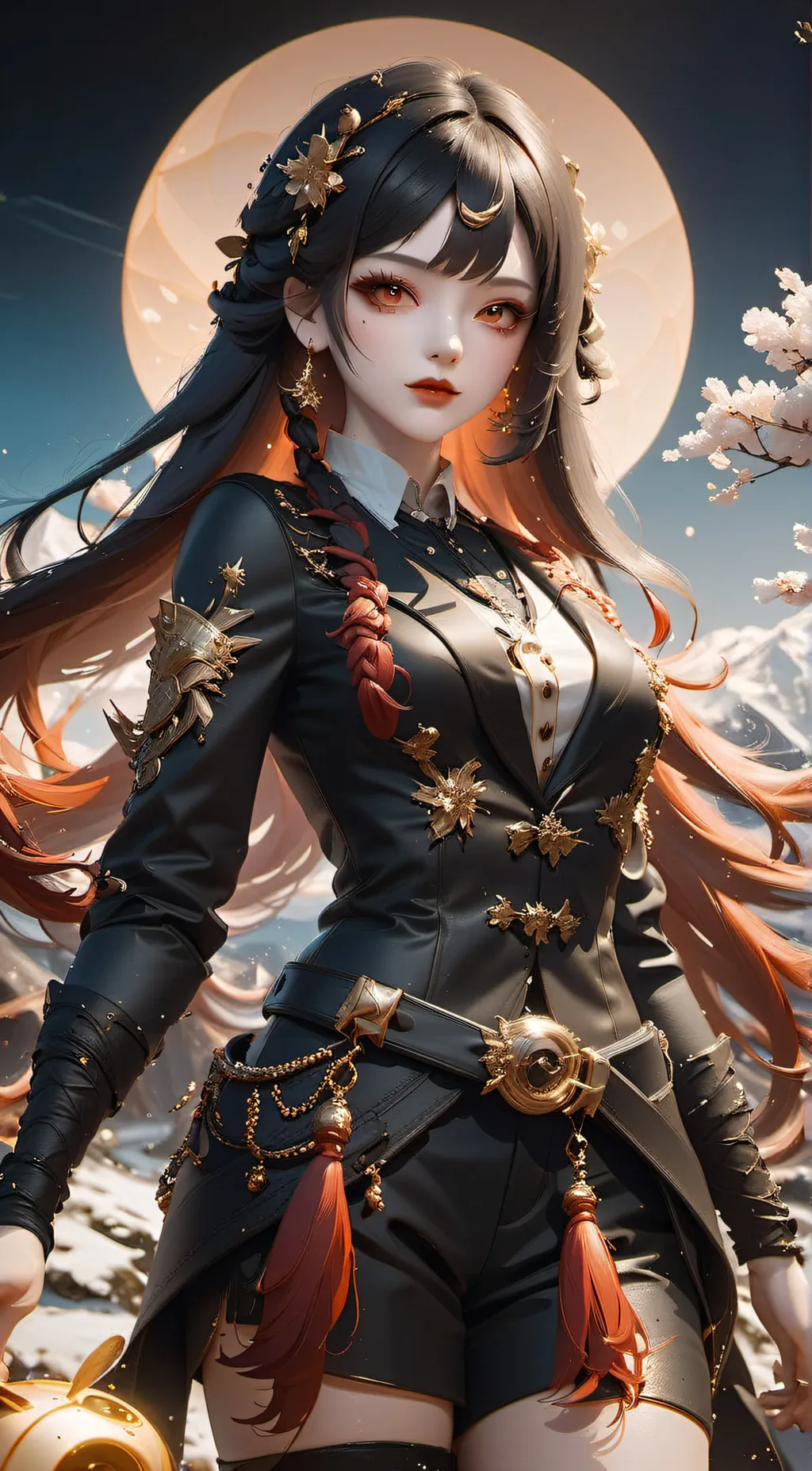 ai character: ash background