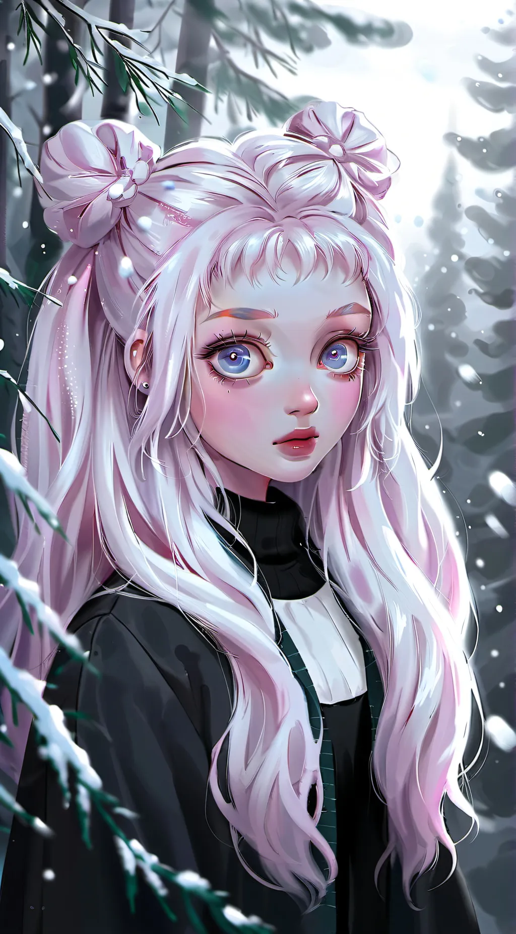 ai character: Scarlet background