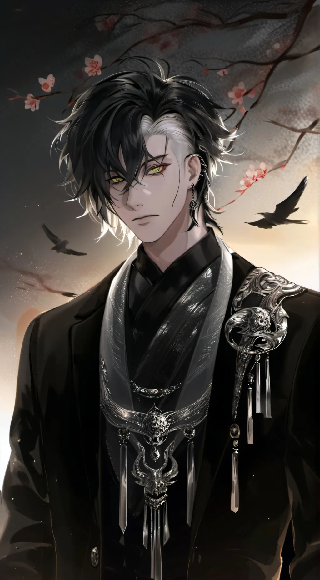 ai character: Zane Black background