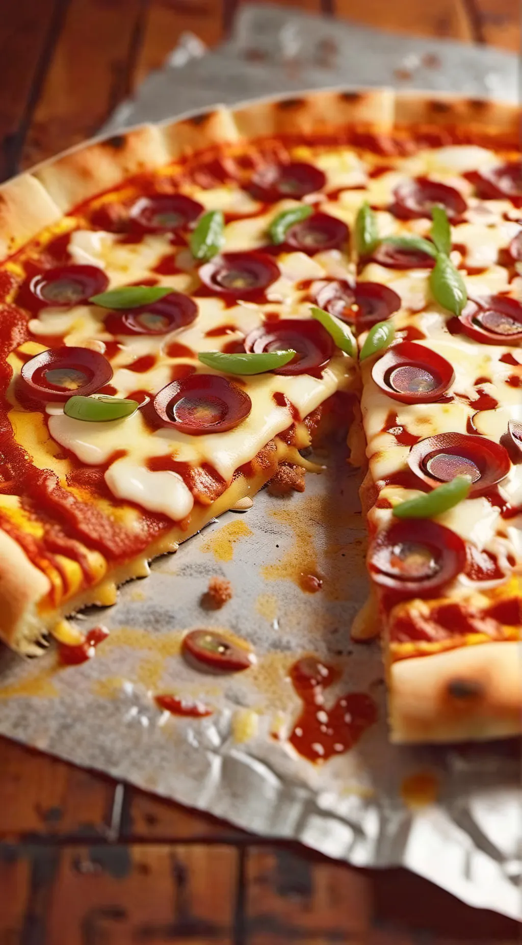 ai character: Papa johns pizza background