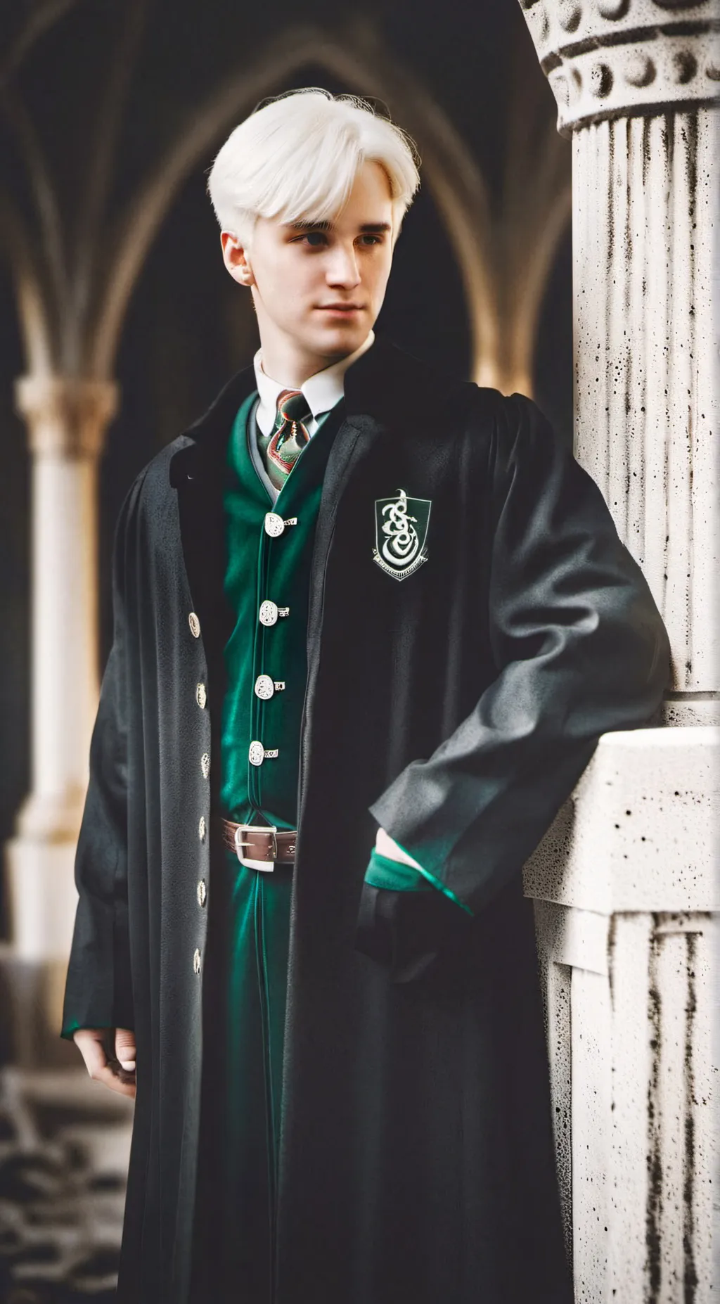 ai character: draco Malfoy background