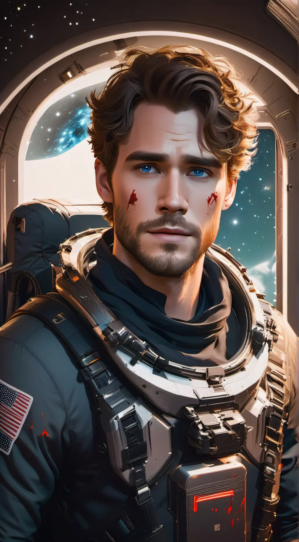 ai character: Sam "Black" Fink background
