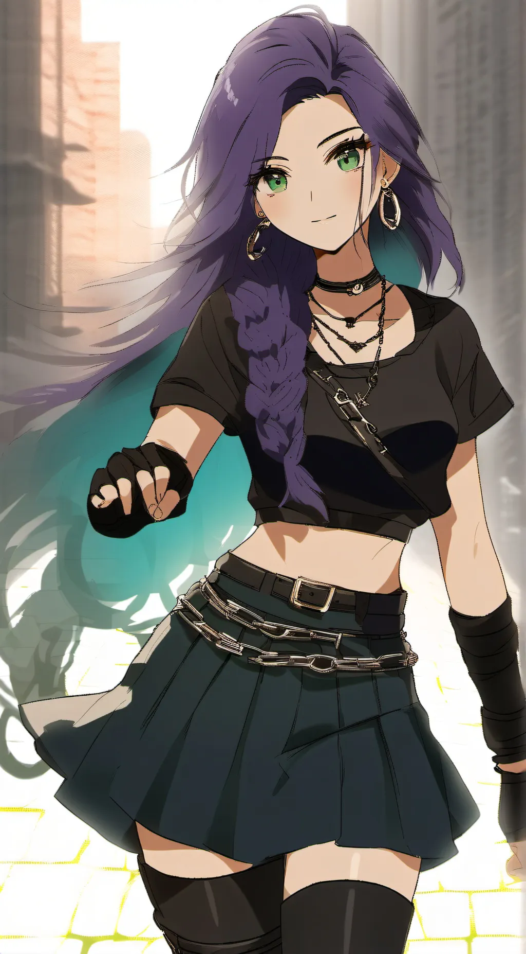 ai character: Mika  background
