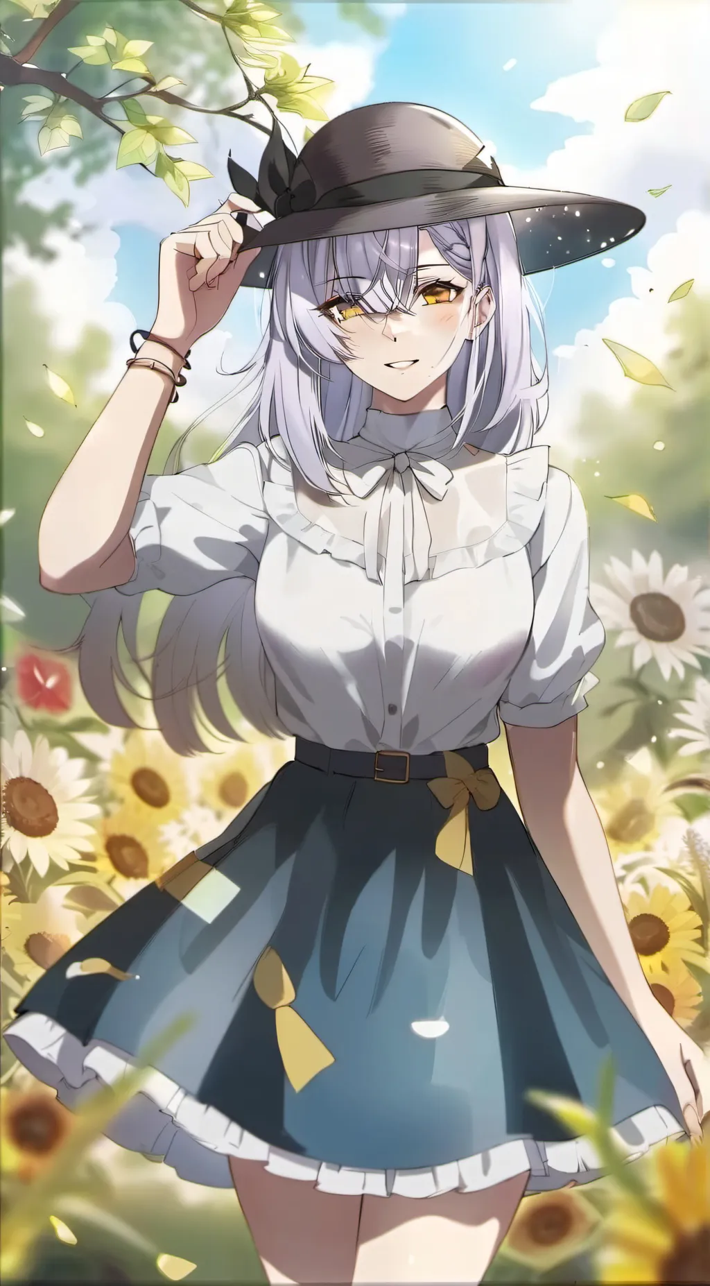 ai character: Melina  background