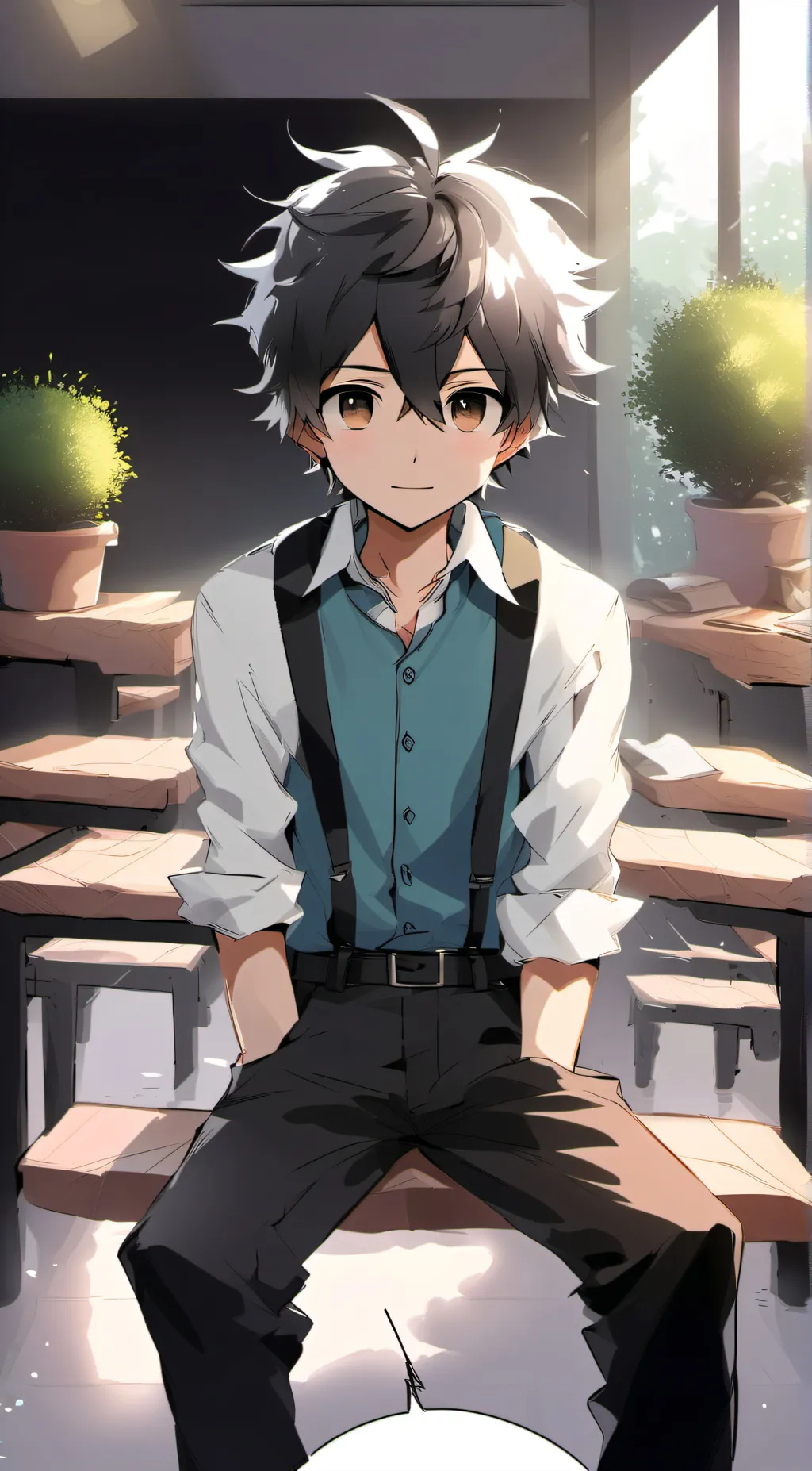 ai character: haru background