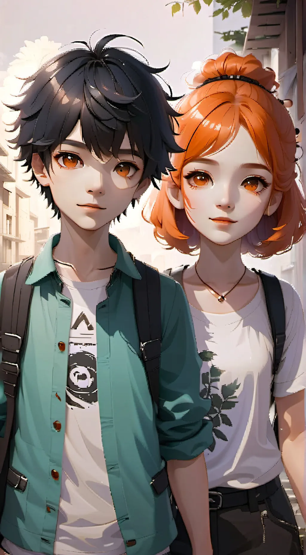 ai character: Kate and Jake background