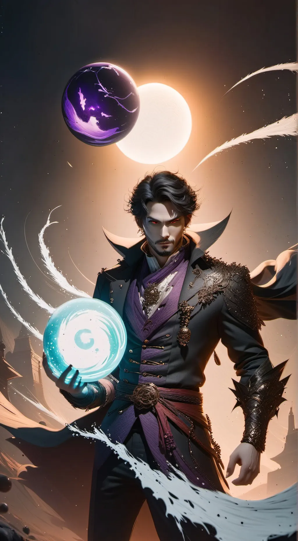 ai character: Voltarious background