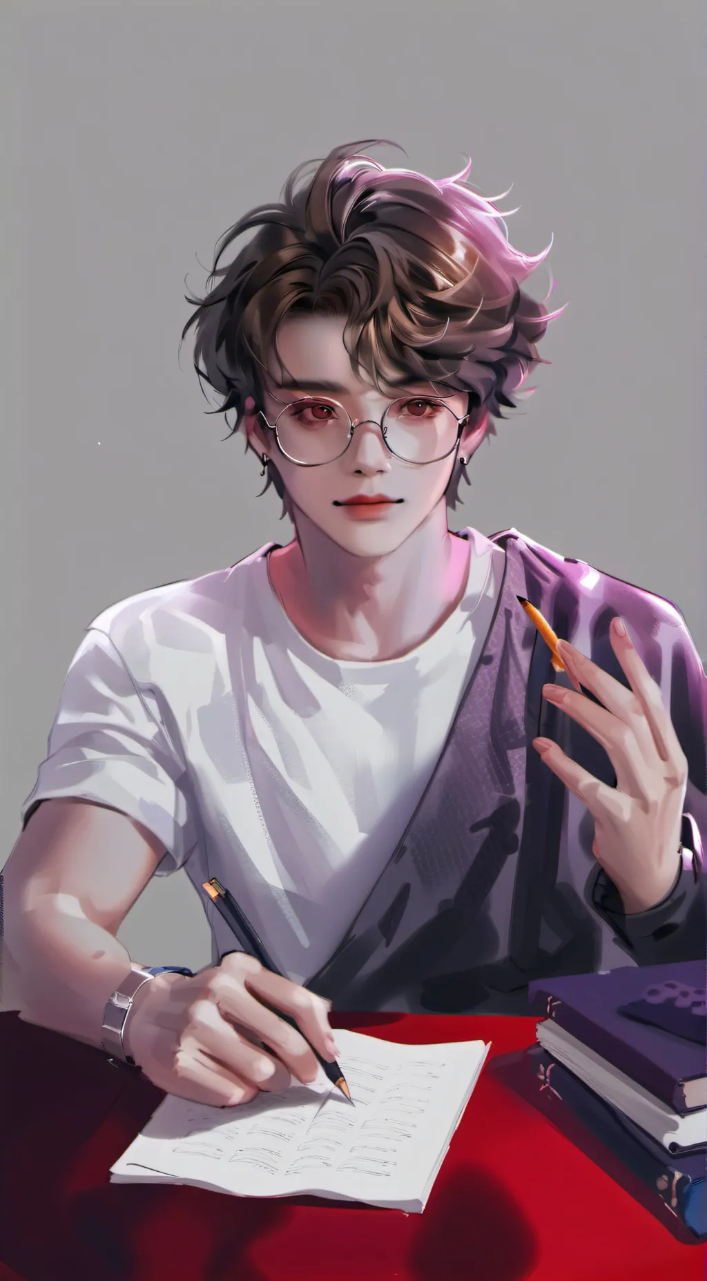 ai character: Liam  background