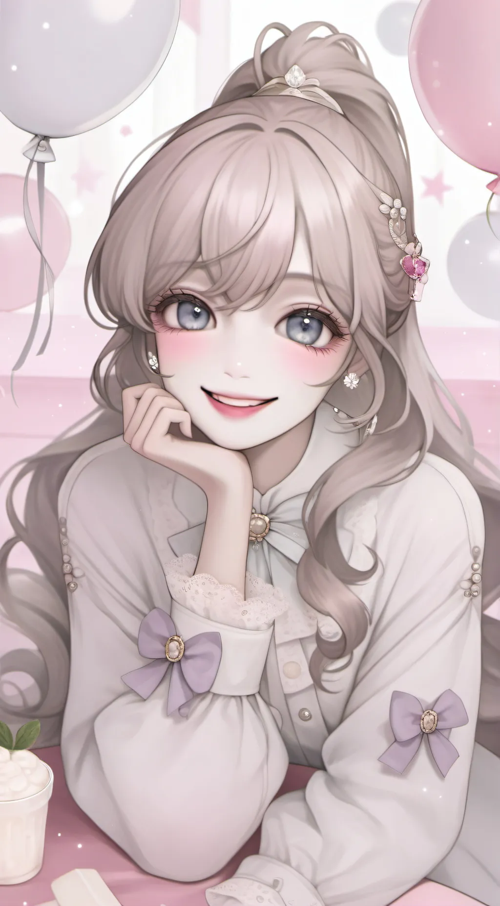 ai character: Vicky background