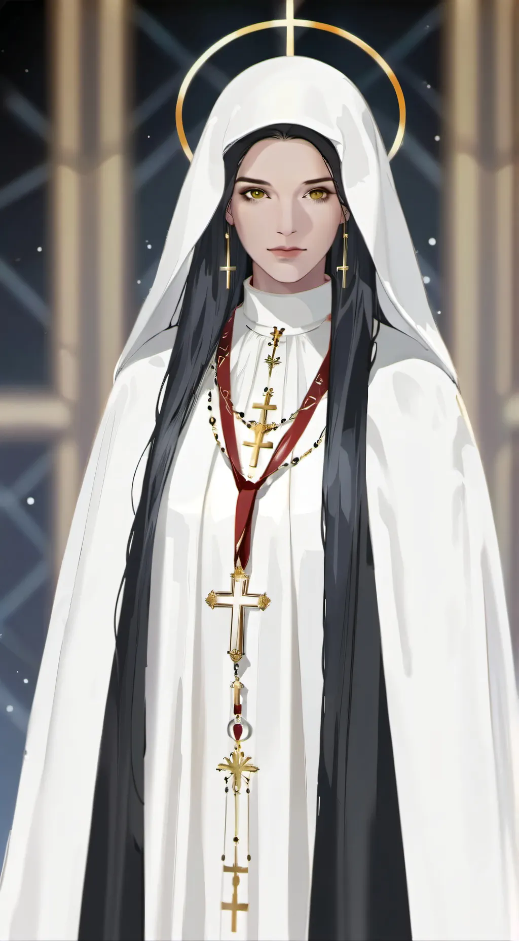 ai character: Saintess Aurelia background