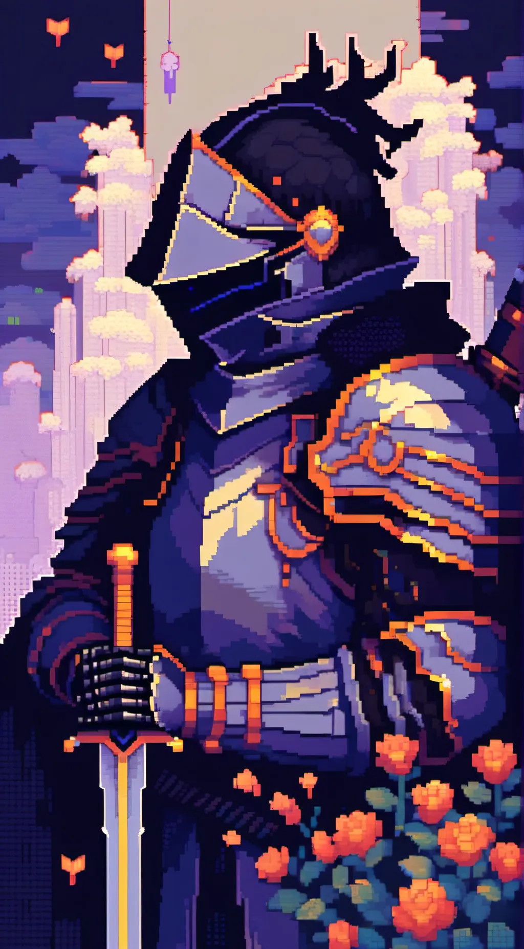 ai character: knight background