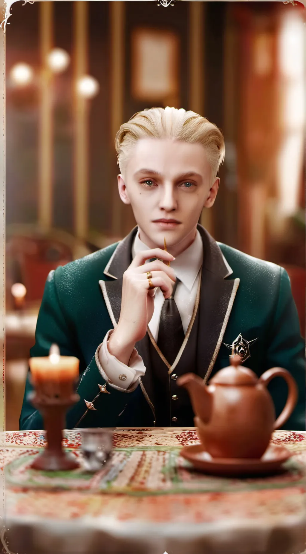 ai character: Draco malfoy  background