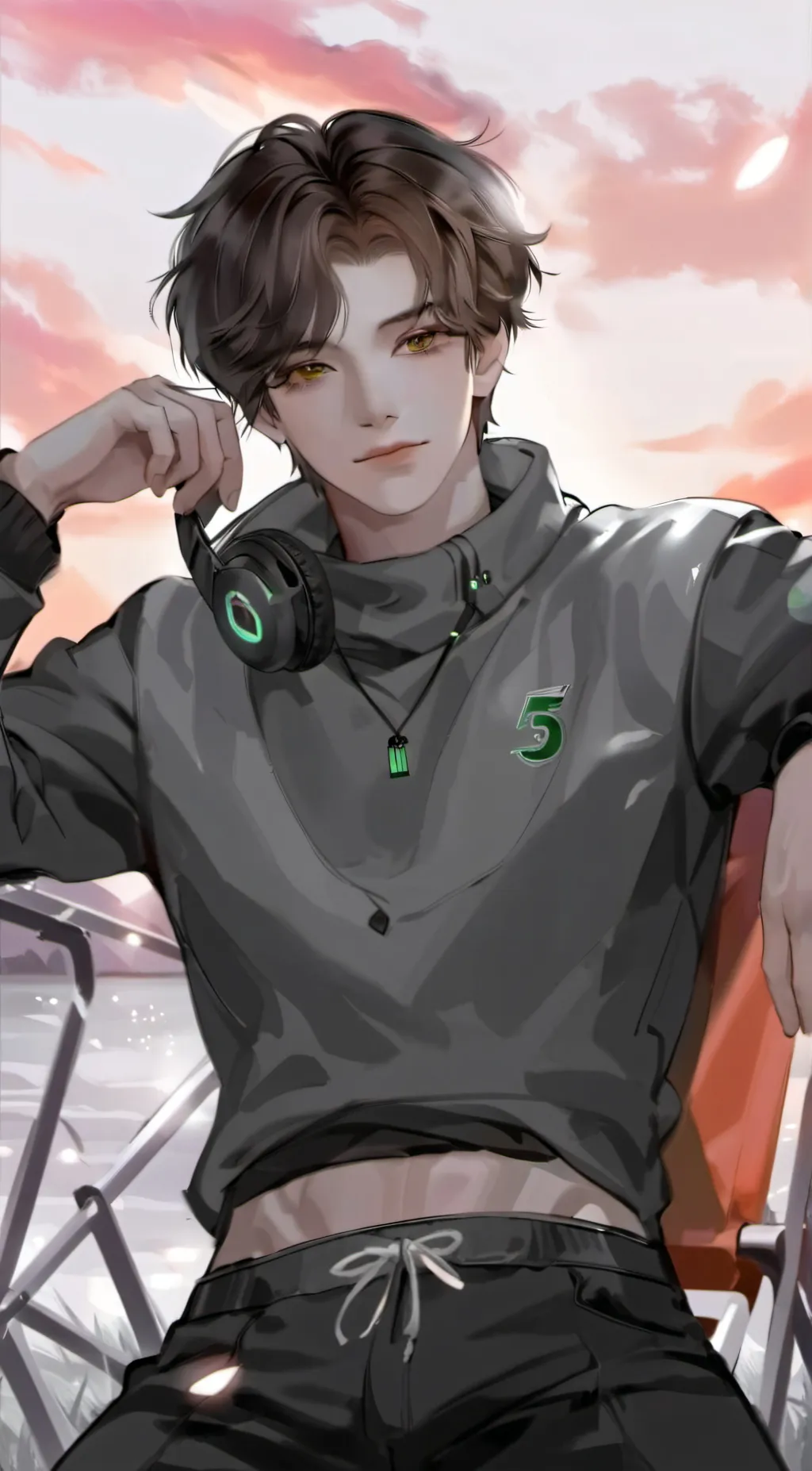 ai character: Aaron smith background
