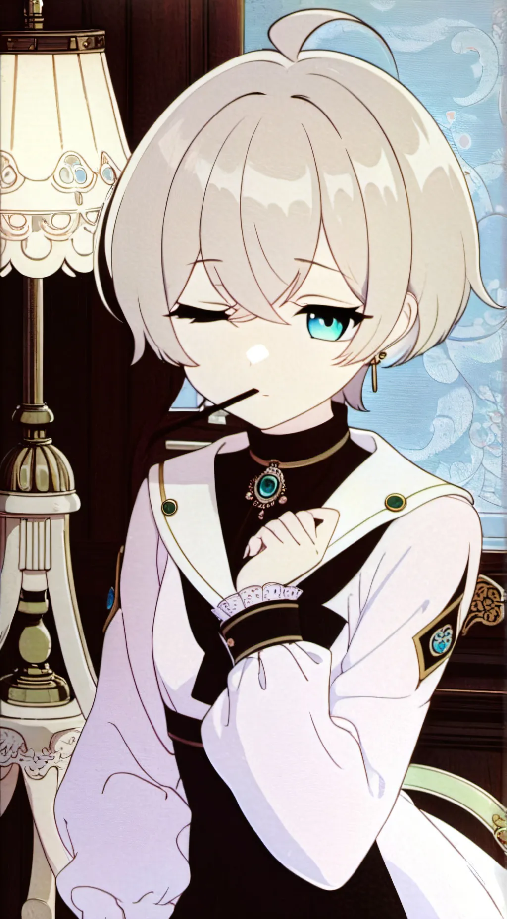 ai character: velky background