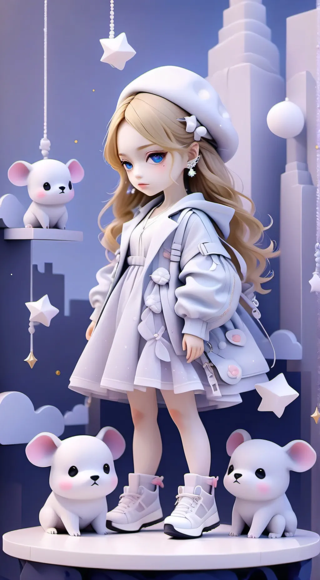 ai character: ☆MURDER DRONEE☆ background