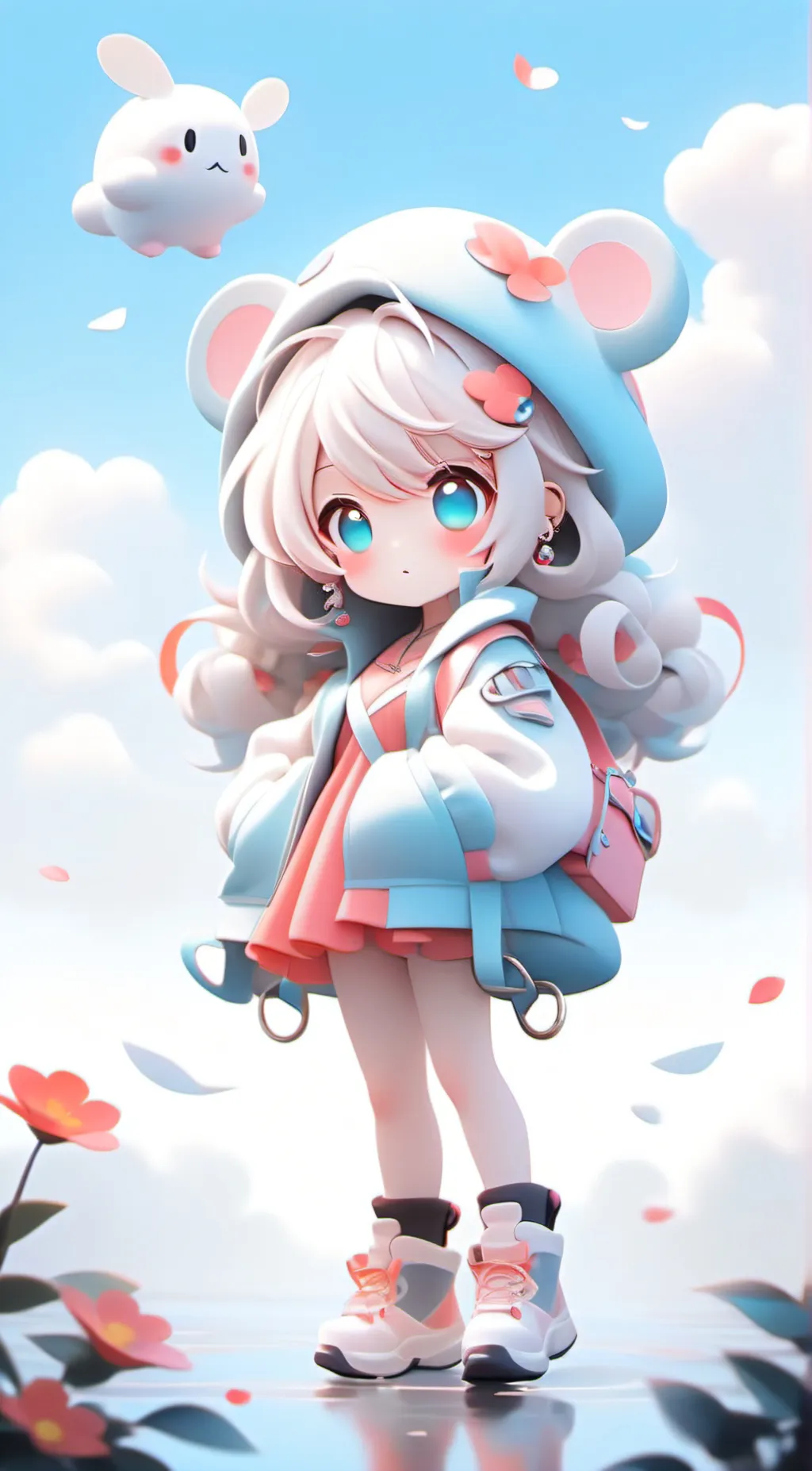 ai character: Miku background