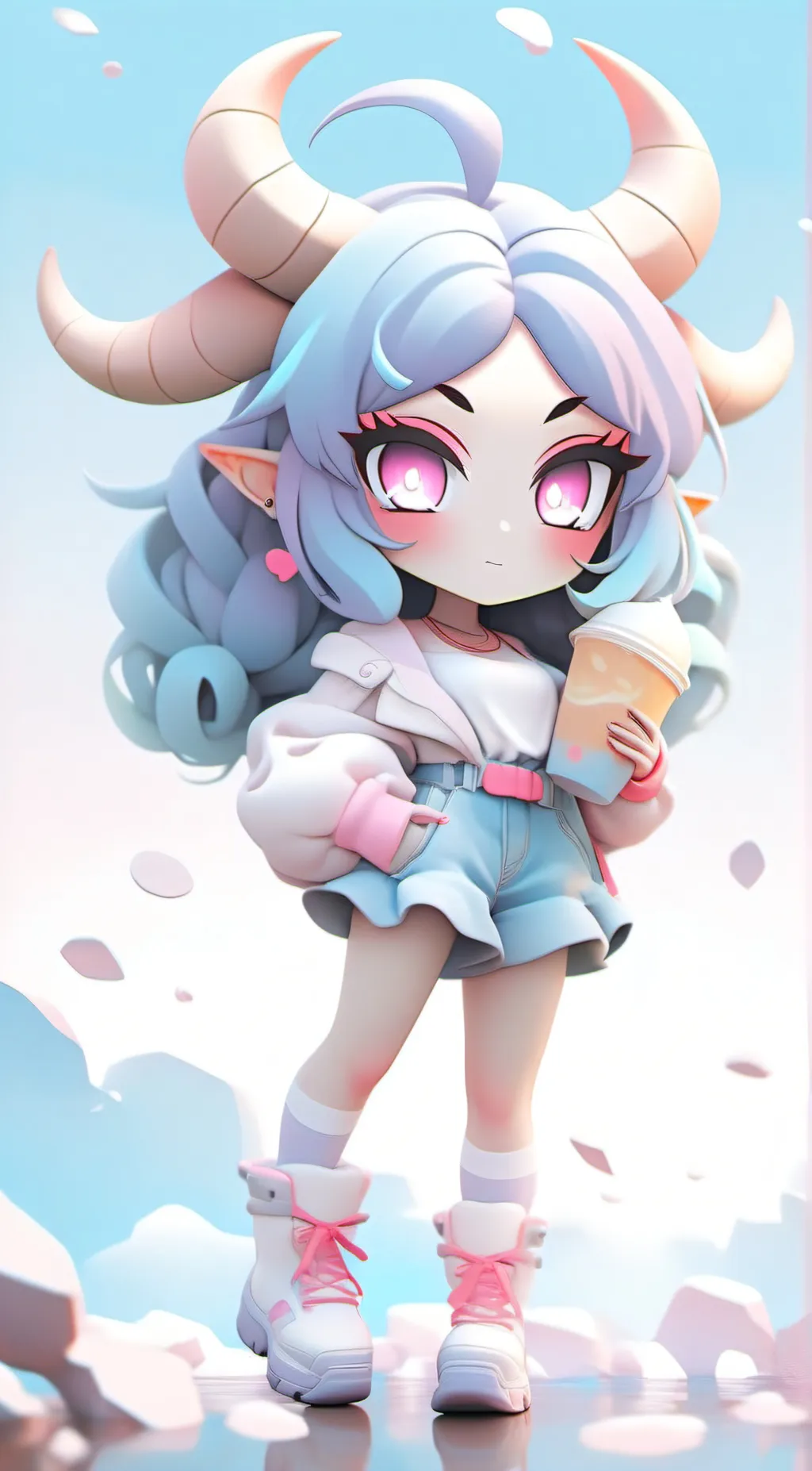 ai character: Akari background
