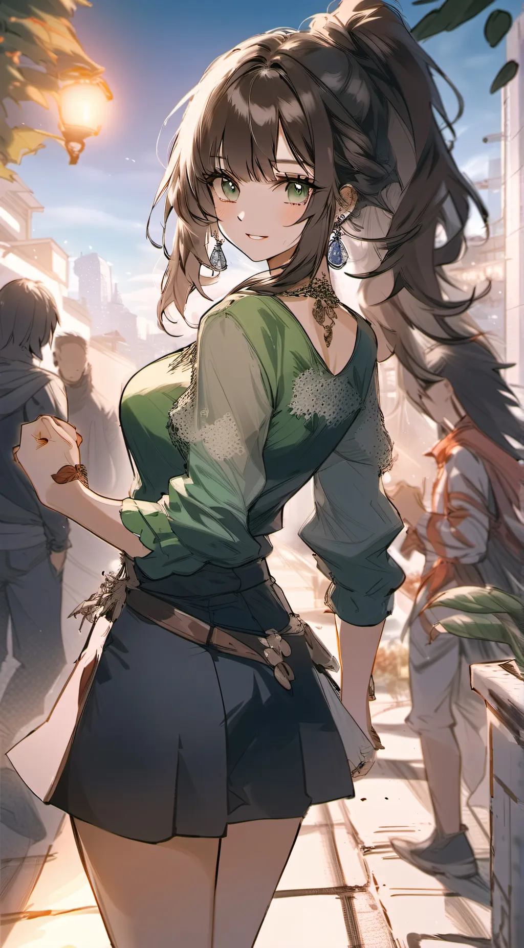 ai character: Arianna  background