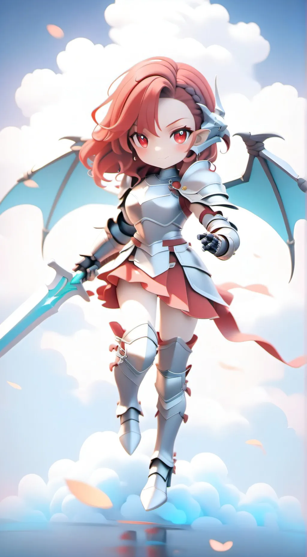 ai character: Scarlet background