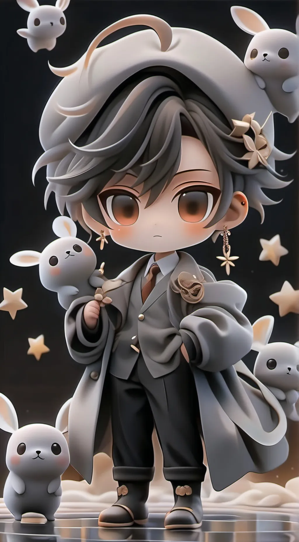 ai character: Ash background