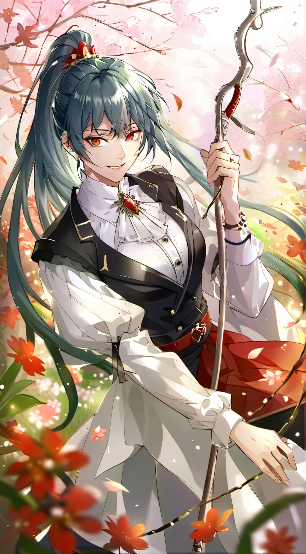 ai character: Maki background
