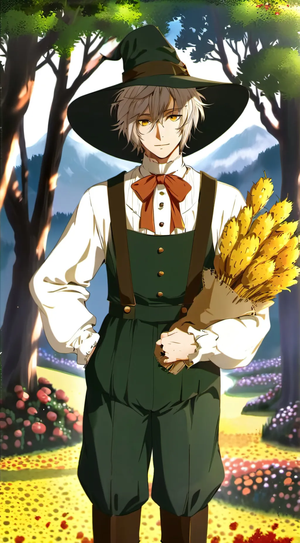 ai character: The Scarecrow  background