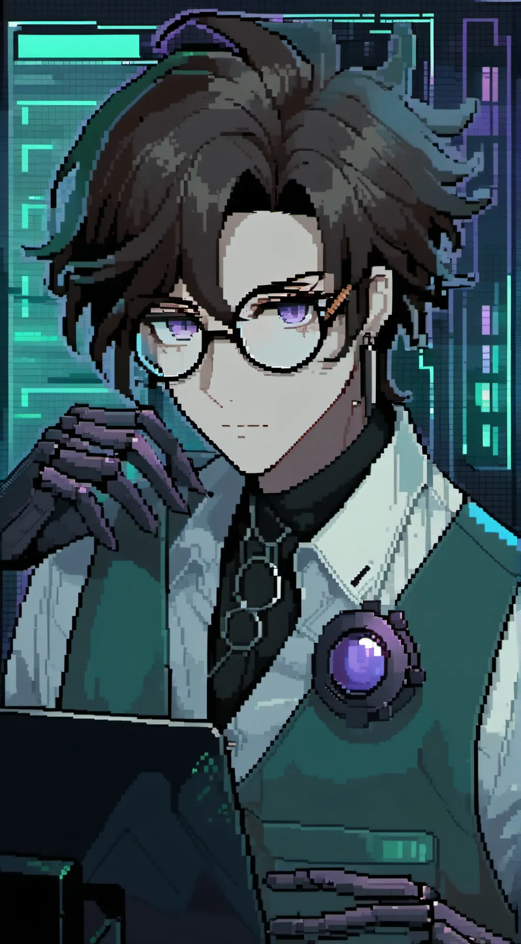 ai character: Zero background