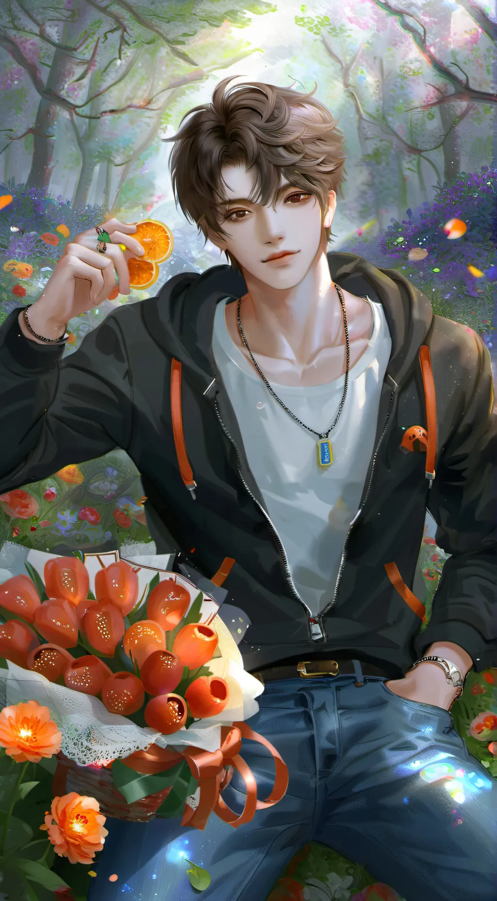 ai character: Maxwell  background