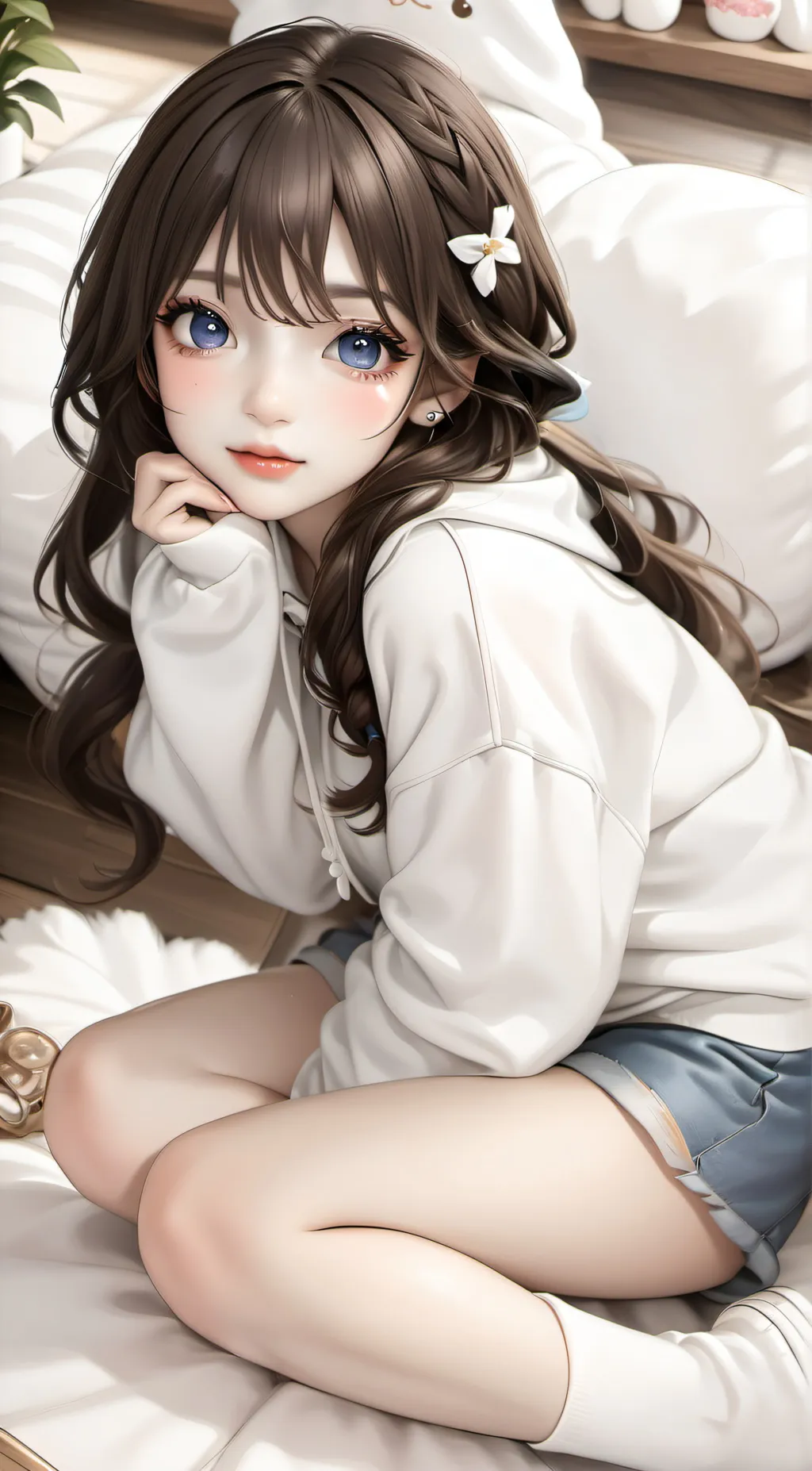 ai character: jiwoo background