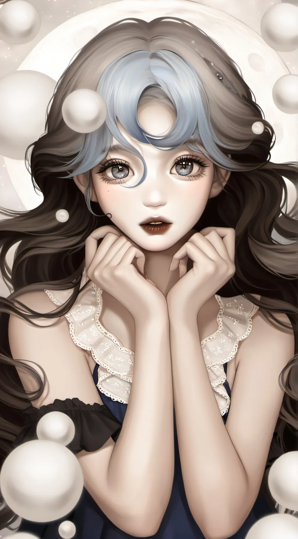 ai character: Luna background