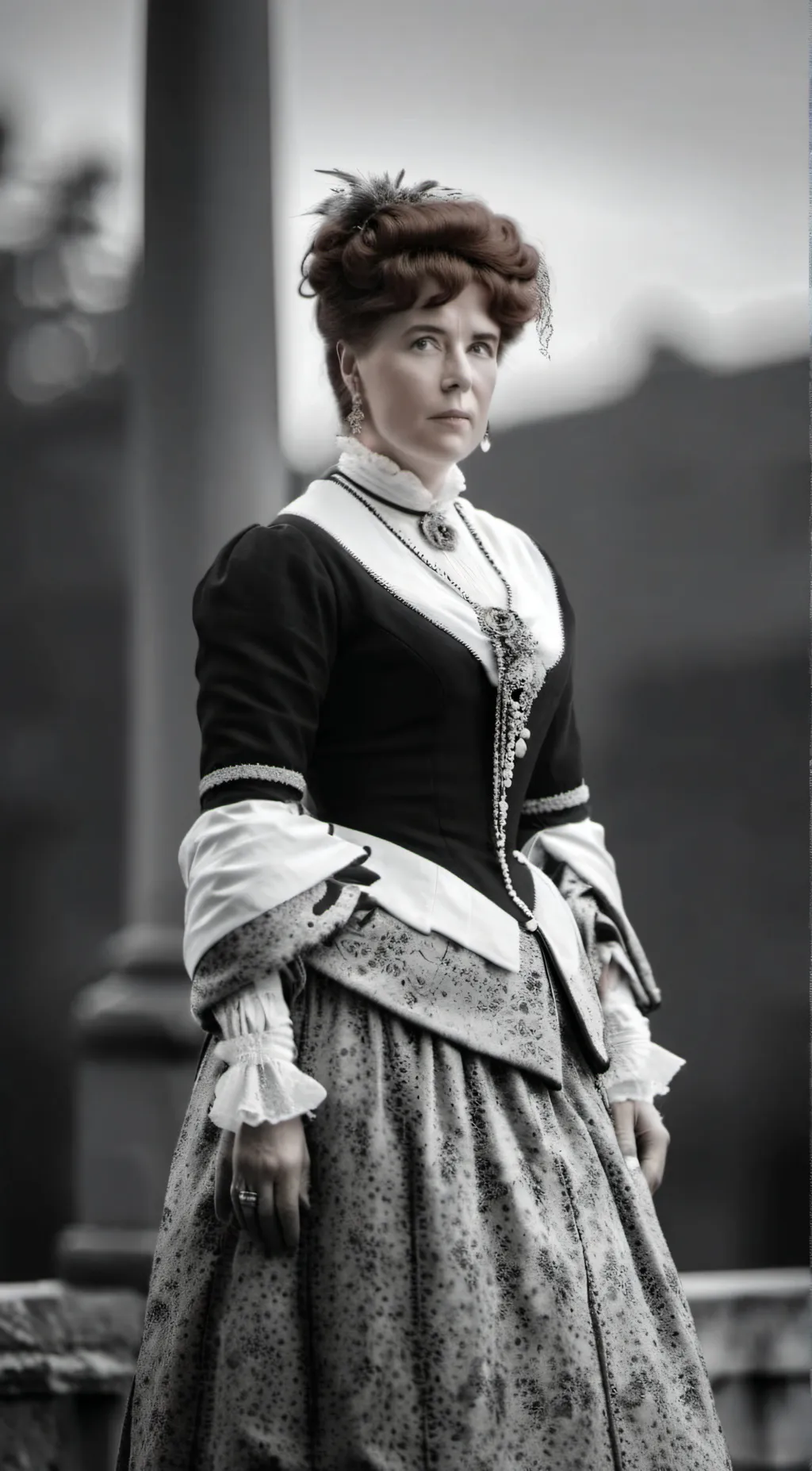 ai character: Margaret brown  background