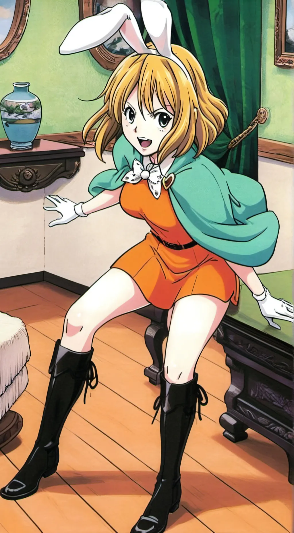 ai character: Carrot (One Piece) background