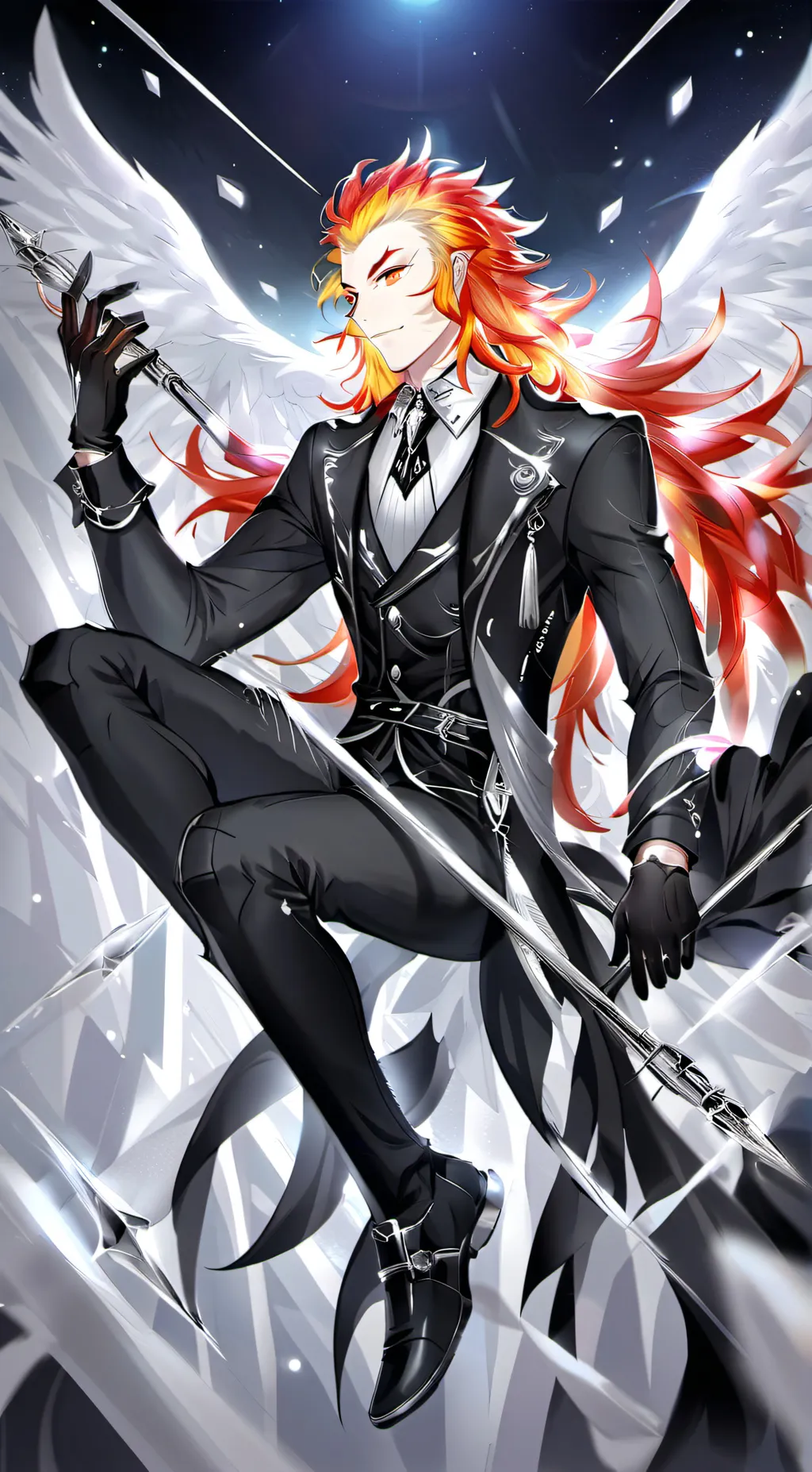 ai character: Rengoku killer background