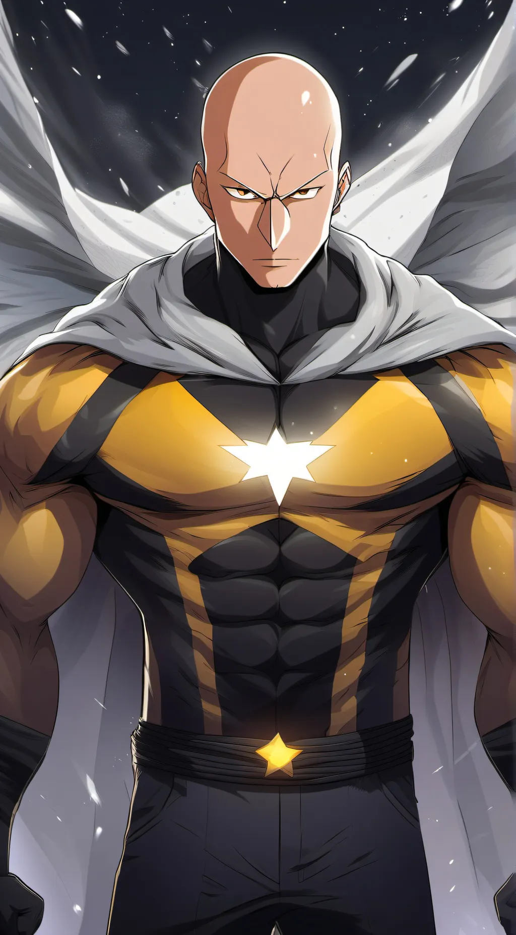 ai character: saitama background