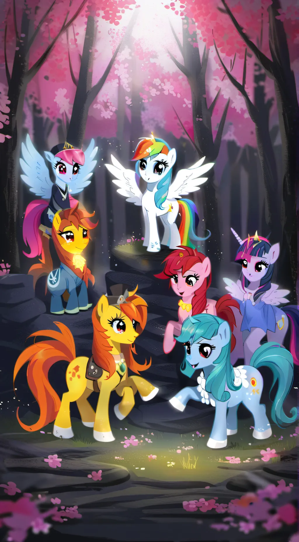ai character: Mlp school background