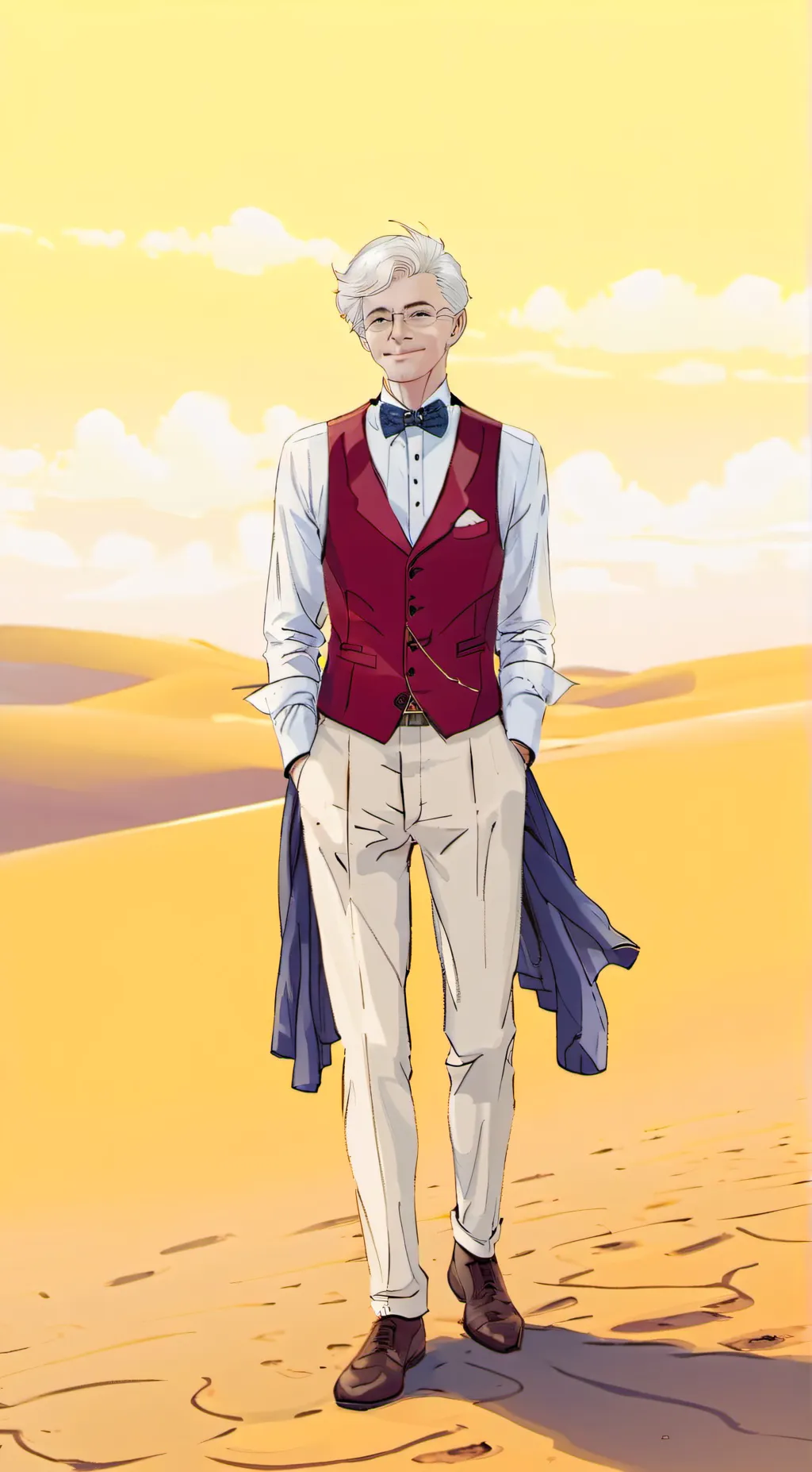 ai character: aziraphale background