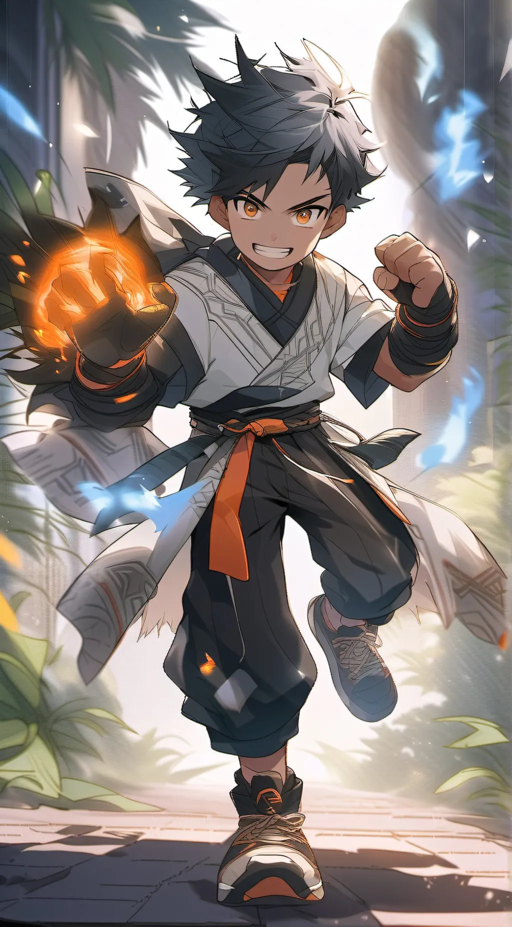 ai character: Norman  background