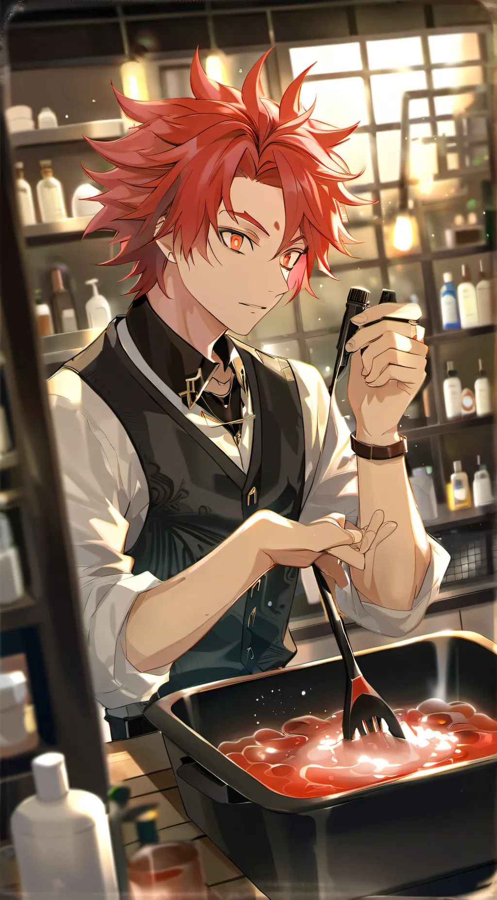 ai character: Eijiro Kirishima background