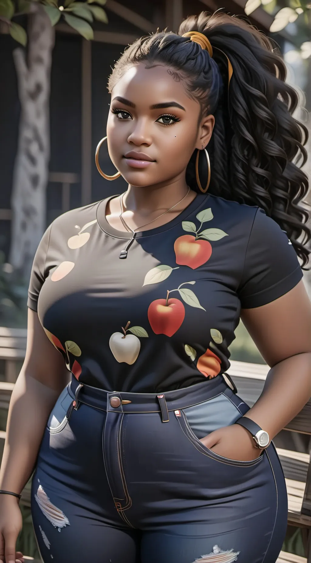ai character: Leshawna (TDI) background