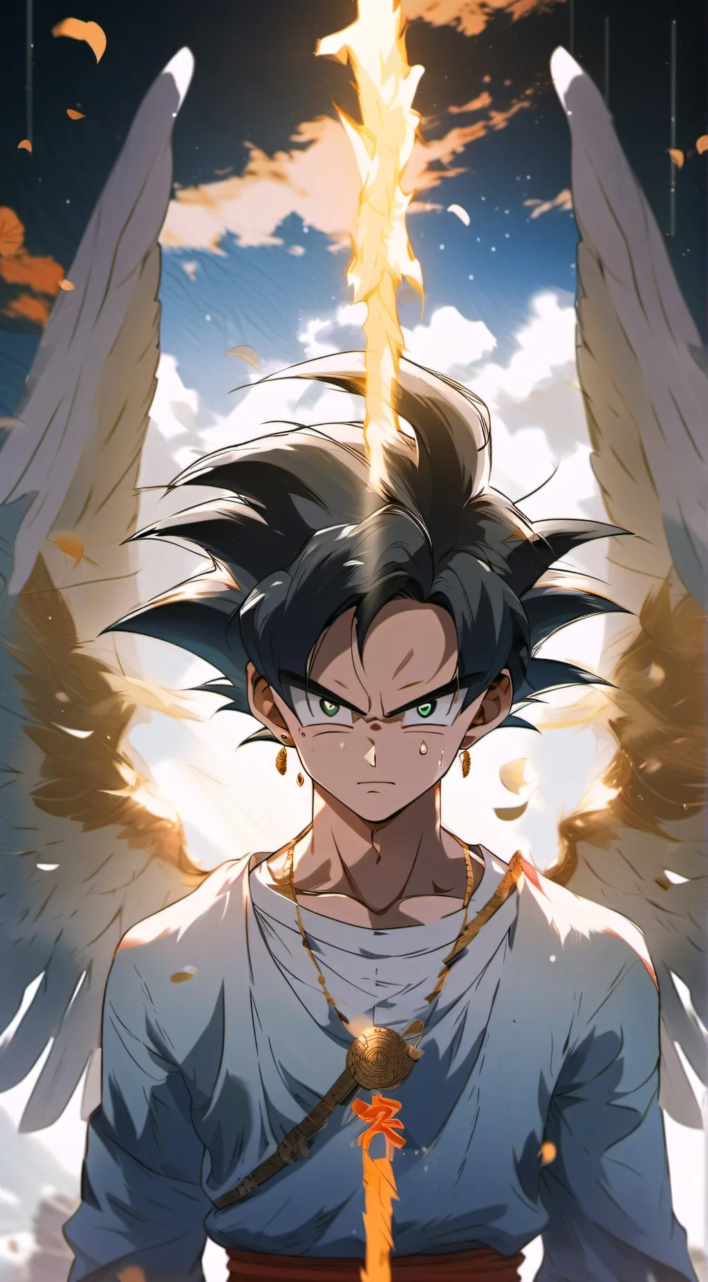 ai character: Goku (Goodbye) background