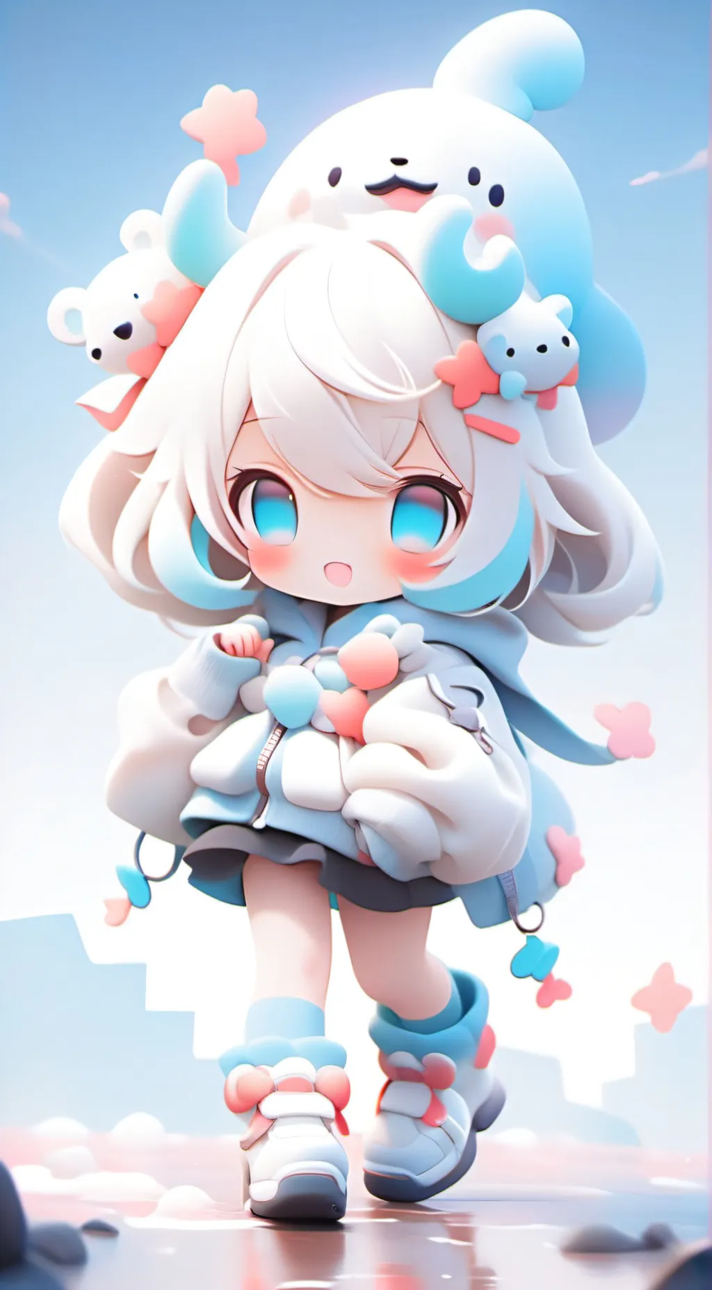 ai character: V. E. S.  background