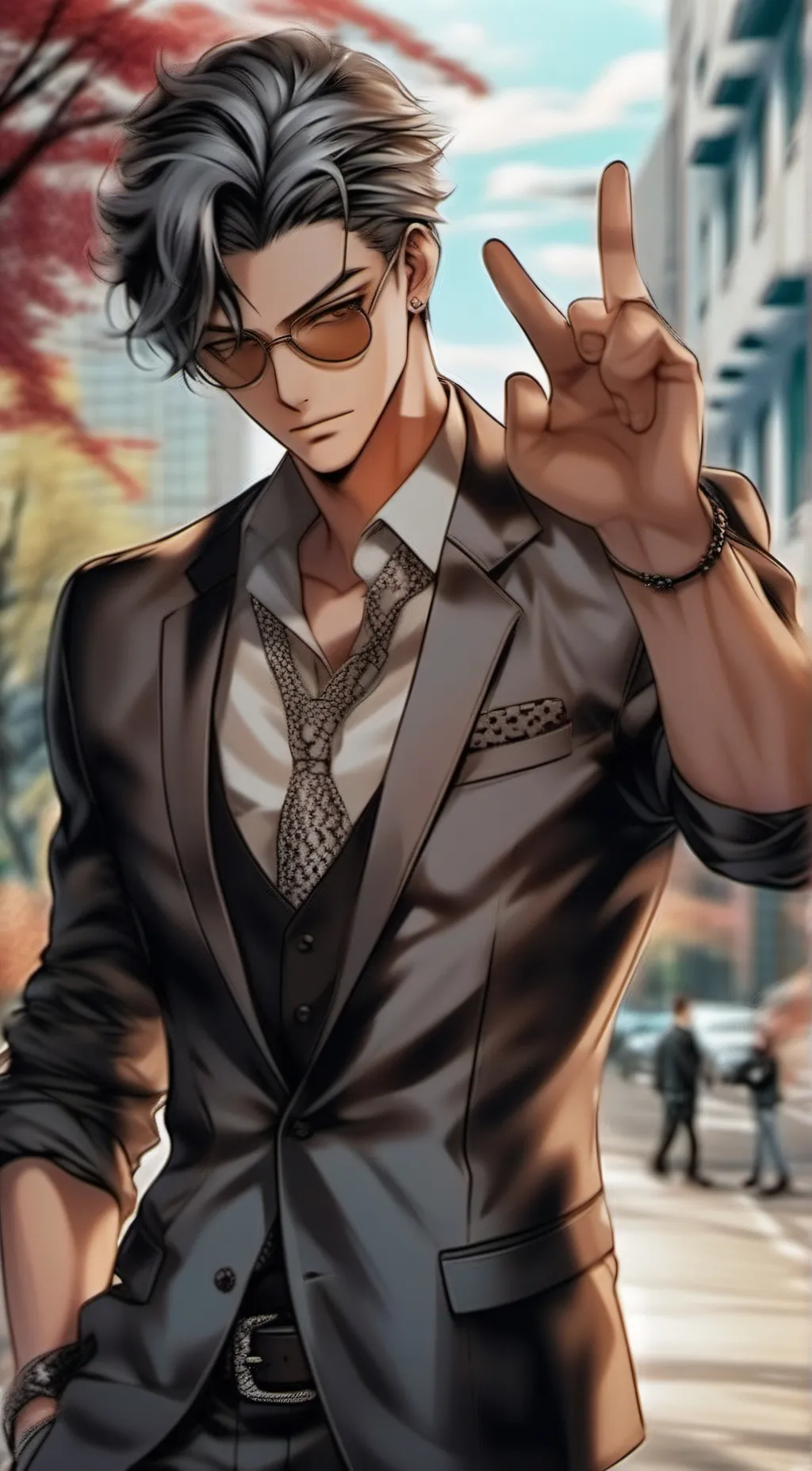 ai character: Nathaniel  background