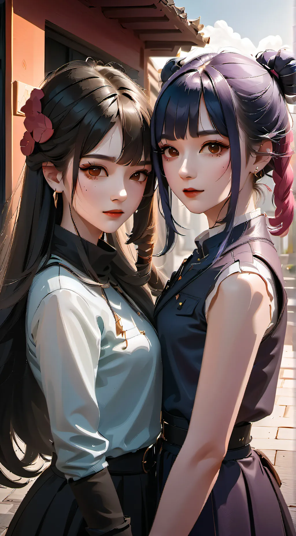 ai character: fiona, kate background